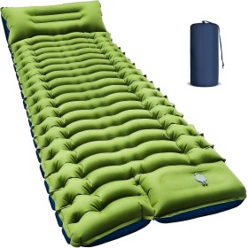 Yuzonc Colchoneta Camping, Ultraligero de Colchoneta Hinchable Camping, Colchonetas para Dormir Portátil para Acampada al Aire