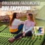 Yuzonc Colchoneta Camping, Ultraligero de Colchoneta Hinchable Camping, Colchonetas para Dormir Portátil para Acampada al Aire