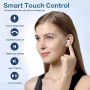 Auriculares Inalámbricos Bluetooth, Bluetooth 5.3 con 4 HD Mic, 48H HiFi Estéreo Cancelacion Ruido Deportivosb Cascos