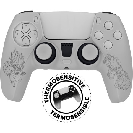 FRTEC - DRAGON BALL SUPER, Silicona Termosensible + Grips, compatible con mando Dualsense de Playstation 5