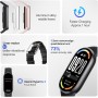 Xiaomi 2025 Smart Band 10 -Autonomía de hasta 21 días,1.72'' Pantalla,AMOLED con tasa de refresco de 60 Hz, Sueño, Estrés, SpO2,
