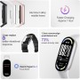 Xiaomi 2025 Smart Band 10 -Autonomía de hasta 21 días,1.72'' Pantalla,AMOLED con tasa de refresco de 60 Hz, Sueño, Estrés, SpO2,