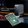 Caja HDD SSD de 2,5 pulgadas SATA a USB 3,1 tipo C 4TB carcasa de disc
