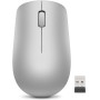 Lenovo 530 - Ratón Inalámbrico de 2.4 GHz, Receptor USB Nano, 1200 dpi, Ambidiestro, Gris Platino