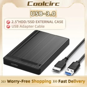 Coolcirc SATA a USB3.0/Typec HDD carcasa de disco duro móvil para SSD 