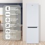 NILSON Frigorífico Combi 2 Puertas Blanco NC185500E. Capacidad 262 Litros, Puerta Reversible, Bajo Nivel Sonoro, Eficiencia