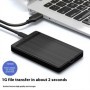 Coolcirc SATA a USB3.0/Typec HDD carcasa de disco duro móvil para SSD 
