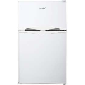 Comfee' RCT87WH2(E) Nevera Congelador de Encimera, Nevera Pequeña de 87L con Luz, Estantes Extraíbles, Termostatos Ajustables,