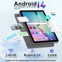 Newest Android 14 Tablet 10 Pulgadas, 20GB RAM + 128GB ROM (1TB TF), 5G+2.4G WiFi 6+ BT 5.0, Widevine L1, Octa-Core, 6000mAh,