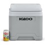 IGLOO IE24 AC/DC nevera eléctrica, 24 litros, mini-refrigerador con conexión de 12/230V para coche, barco y ocio, gris