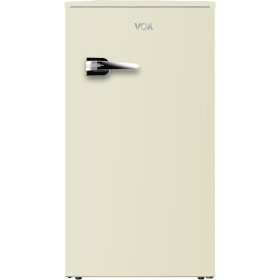 VOK Frigorífico Bajo Encimera de 85 L - Altura 84 cm, Cool Zone, Bajo Consumo Energético, Diseño Retro en Crema
