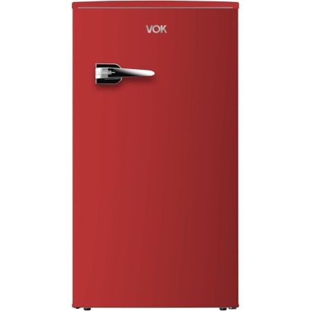 VOK Frigorífico Bajo Encimera de 85 L - Altura 84 cm, Cool Zone, Bajo Consumo Energético, Diseño Retro en Crema