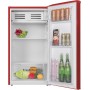 VOK Frigorífico Bajo Encimera de 85 L - Altura 84 cm, Cool Zone, Bajo Consumo Energético, Diseño Retro en Crema
