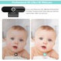 Webcam 4K HD con microfono, Webcam USB per Computer da 8MP con otturatore per la Privacy e treppiede, Webcam Pro in Streaming