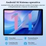 ZIOVO Android 14 Tablet 10 Pulgadas, 22GB RAM+128GB ROM (TF 1TB), 5G WiFi, Widevine L1/Octa-Core/2.0 GHz/8000mAh/Cuerpo