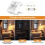 [2 Piezas]Luz Nocturna Infantil con Sensores de Movimiento y Crepusculares, Blanco Cálido, Brillo Ajustable, Modos AUTO/ON/OFF,