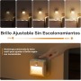 [2 Piezas]Luz Nocturna Infantil con Sensores de Movimiento y Crepusculares, Blanco Cálido, Brillo Ajustable, Modos AUTO/ON/OFF,