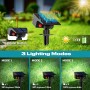 kolpop Luces Solares LED Exterior Jardin [4 Piezas/77 LEDs],3000K Cálido Luz Solar Exterior,Impermeable IP65,1800LM Focos