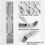 AiTodos® Soporte para Computadora Portatil, Aleación de Aluminio, Antideslizante, Soporte Portátil Plegable, Ventilación y