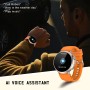 Reloj inteligente Ultra Hombre mujer con llamadas y WhatsaApp (recibir/hacer llamada),1,52" redonda pantalla HD fitness tracker
