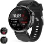 Reloj inteligente Ultra Hombre mujer con llamadas y WhatsaApp (recibir/hacer llamada),1,52" redonda pantalla HD fitness tracker