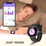 Reloj inteligente Ultra Hombre mujer con llamadas y WhatsaApp (recibir/hacer llamada),1,52" redonda pantalla HD fitness tracker
