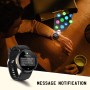Reloj inteligente Ultra Hombre mujer con llamadas y WhatsaApp (recibir/hacer llamada),1,52" redonda pantalla HD fitness tracker
