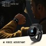 Reloj inteligente Ultra Hombre mujer con llamadas y WhatsaApp (recibir/hacer llamada),1,52" redonda pantalla HD fitness tracker