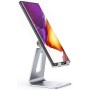 AISENS Soporte De Sobremesa Tamaño M Ajustable (1 Pivote) Para Movil / Tablet, Plata