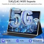 ZIOVO Android 14 Tablet 10 Pulgadas, 22GB RAM+128GB ROM (TF 1TB), 5G WiFi, Widevine L1/Octa-Core/2.0 GHz/8000mAh/Cuerpo