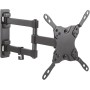 SOPORTE DE PARED AISENS PARA PANTALLAS 13P A 42P HASTA 20KG BRAZO EXTENSIBLE GIRATORIO INCLINABLE NEGRO WT42TSLE-011