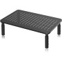 Bracwiser Soporte para Monitor y Ordenador Portátil (370 x 235mm), Ajustable en 3 Alturas para Computadora Portátil, Impresora,