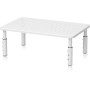 Bracwiser Soporte para Monitor y Ordenador Portátil (370 x 235mm), Ajustable en 3 Alturas para Computadora Portátil, Impresora,
