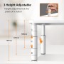 Bracwiser Soporte para Monitor y Ordenador Portátil (370 x 235mm), Ajustable en 3 Alturas para Computadora Portátil, Impresora,