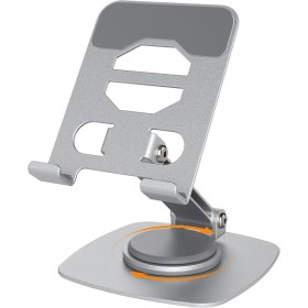 Euqvunn Base Estable Soporte Movil Mesa, Altura Ajustable Soporte para Tablet,Rotación Libre 360 ° Soporte Tableta Mesa,Phone