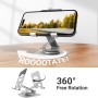 Euqvunn Base Estable Soporte Movil Mesa, Altura Ajustable Soporte para Tablet,Rotación Libre 360 ° Soporte Tableta Mesa,Phone