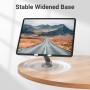 Euqvunn Base Estable Soporte Movil Mesa, Altura Ajustable Soporte para Tablet,Rotación Libre 360 ° Soporte Tableta Mesa,Phone