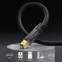 KabelDirekt – 2m Cable Óptico TOSLINK Audio (Stereo Dolby Digital normal, DTS, Conector Macho a Conector Macho, negro)