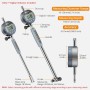 Neoteck Calibres de Orificios 18-160mm Reloj Comparador Indicador Dial Digital 0,01mm Calibrador de Dial para Diámetro Interior