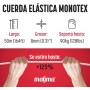 MAGMA Cuerda Elastica 8mm, 25m. Monotex Polietileno. Piscinas (Standard NF P 90-308) Toldos Acampadas Exteriores Manualidades