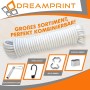 Dreamprint - Juego de 10 Ganchos en Espiral ø 10 mm Negros - Ideales para Remolques, Camiones, Barcos, Motocicletas, Bicicletas