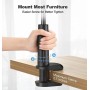 Soporte Movil con Cuello de Cisne 360° - Brazo Flexible y Pinza Móvil para iPhone 16 15 14 13 12 11Pro Max Mini, Samsung,