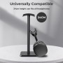 Alyvisun Soporte Auriculares [Base Pesada y Altura más Alta] Soporte de Cascos Ganchos para Todos los Auriculares de