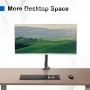 GRIFEMA GB2003-1 Soporte de Monitor con Resorte de Gas para Pantalla de Computadora de 13-32 Pulgadas, Altura Ajustable, VESA