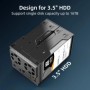MAIWO-carcasa de disco duro externo RAID de 4 bahías, con puerto HDMI 