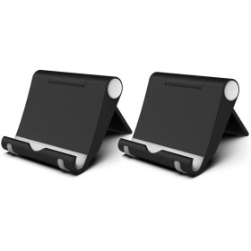 FadyDail 2 Piezas Soporte Móvil Mesa Plegable, Apoyo Teléfono Multiángulo, Soporte Dock Base para Teléfono Compatible con iPhone