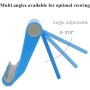 FadyDail 2 Piezas Soporte Móvil Mesa Plegable, Apoyo Teléfono Multiángulo, Soporte Dock Base para Teléfono Compatible con iPhone