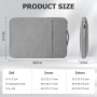 flintronic Funda Portátil, Impermeable Anti Golpes Bolsa Blanda Portátil Protectora, Compatible con MacBook, Acer, Asus, HP,