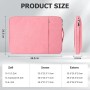flintronic Funda Portátil, Impermeable Anti Golpes Bolsa Blanda Portátil Protectora, Compatible con MacBook, Acer, Asus, HP,