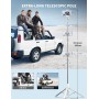 180cm Trípode para Movil, Palo Selfie Tripode con Control Remoto Desmontable para Teléfono Móvil, Soporte de Trípode de Teléfono